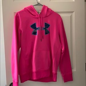 pink under armor sweater
